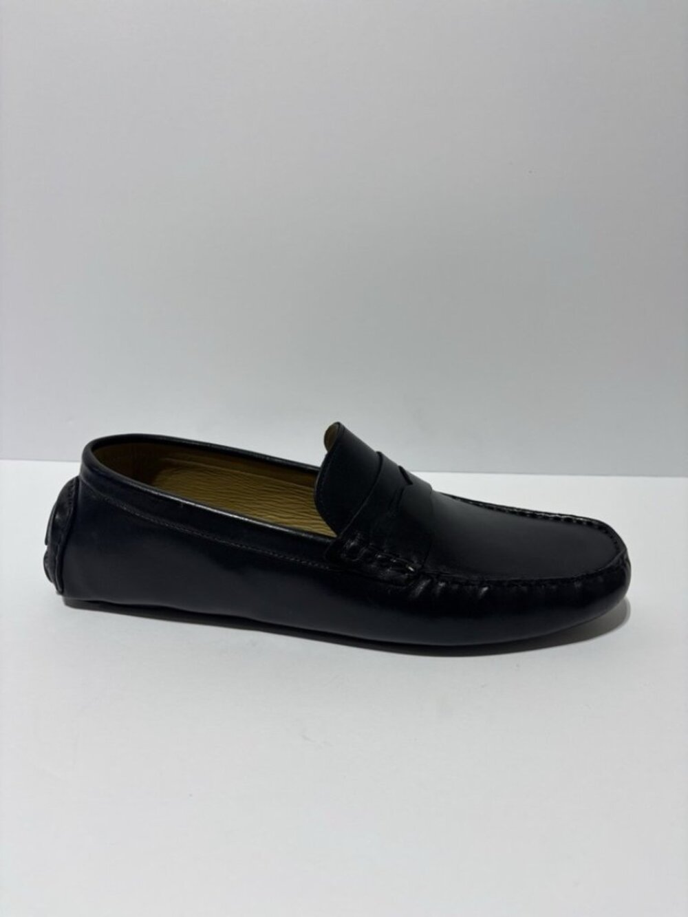 Vince Camuto Men’s Esmail Black Leather Driving Loafers, Size 11 M